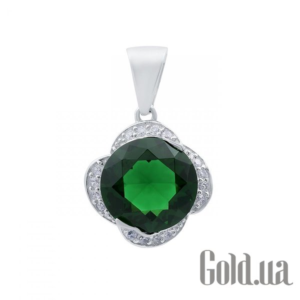 Женские кулоны Lurie Jewelry, Серебряный кулон с куб. циркониями 
Женские кулоны Lurie Jewelry, Серебряный кулон с куб. циркониями