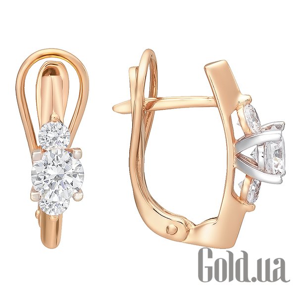 Серьги Украина, Золотые серьги с куб. циркониями
Серьги Украина, Золотые серьги с куб. циркониями