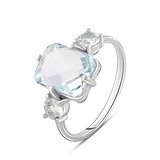 Женское серебряное кольцо с топазами, 1758983