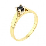 Женское золотое кольцо с сапфиром, 1728780