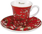 Goebel Чашка с блюдцем для эспрессо "Миндальное дерево" Винсент Ван Гог 67-011-78-1