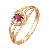 Золотое кольцо с рубином, 1776400