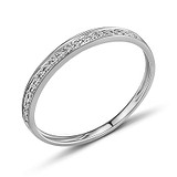Золотое обручальное кольцо с бриллиантами, 208912