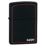 Zippo black matte with zippo 218 ZB, 047633