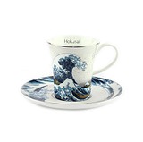 Goebel Чашка с блюдцем "Большая волна в Канагаве" Кацусика Хокусай 67-011-72-1