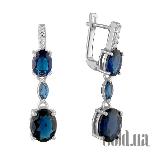 Серьги с подвесками Fresh Jewelry, Серебряные серьги с куб. циркониями и синт. сапфирами
Серьги с подвесками Fresh Jewelry, Серебряные серьги с куб. циркониями и синт. сапфирами