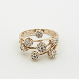 Женское золотое кольцо с бриллиантами, 1782818