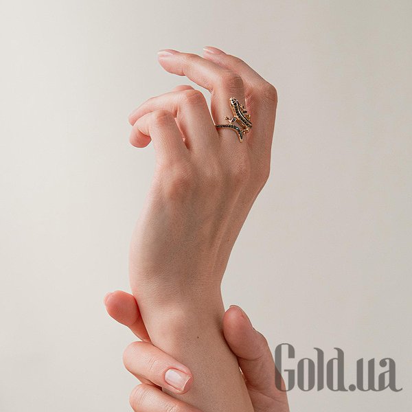 Кольцо Украина, Женское золотое кольцо с куб. циркониями, 18 
Кольцо Украина, Женское золотое кольцо с куб. циркониями, 18