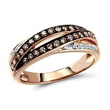 Женское золотое кольцо с бриллиантами, 1554730