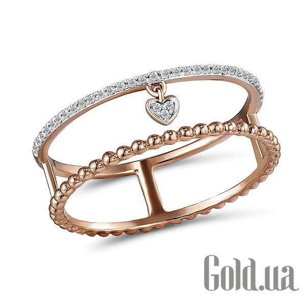 

Кольцо Lurie Jewelry, Золотое кольцо с бриллиантами, 17.5