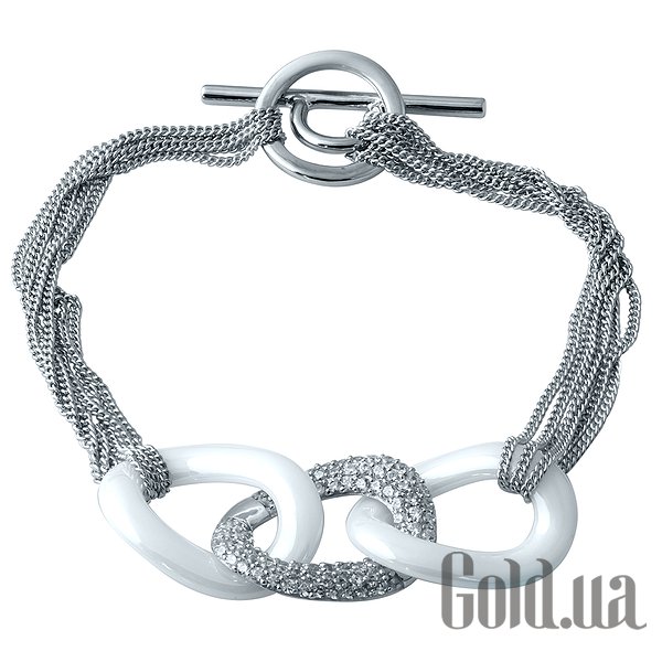 Женские браслеты Fresh Jewelry, Женский серебряный браслет с куб. циркониями и керамикой, 17
Женские браслеты Fresh Jewelry, Женский серебряный браслет с куб. циркониями и керамикой, 17
