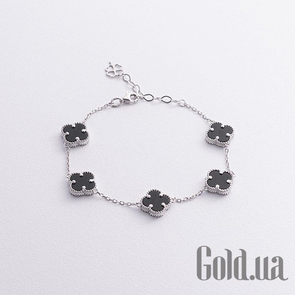 Женские браслеты Украина, Женский серебряный браслет с ониксами, 19
Женские браслеты Украина, Женский серебряный браслет с ониксами, 19