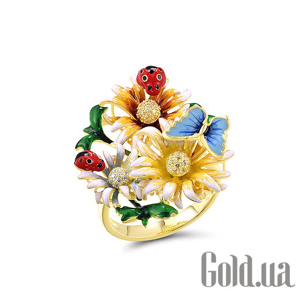 Женские кольца Lurie Jewelry, Женское серебряное кольцо с куб. циркониями и эмалью в позолоте, 18.5
Женские кольца Lurie Jewelry, Женское серебряное кольцо с куб. циркониями и эмалью в позолоте, 18.5