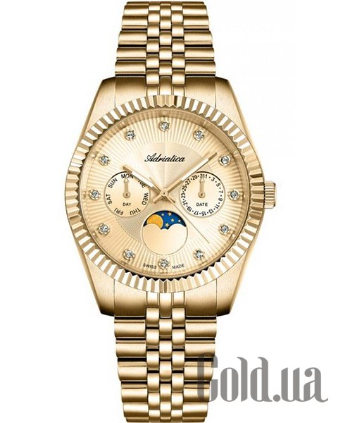 Швейцарские часы Adriatica, Женские часы Moonphase A3809.1141QF
Швейцарские часы Adriatica, Женские часы Moonphase A3809.1141QF