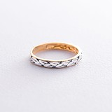 Женское серебряное кольцо в позолоте