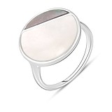 Женское серебряное кольцо с перламутром, 1771333
