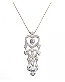Thomas Sabo Серебряный кулон с цепочкой с куб. циркониями