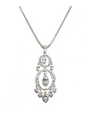 Thomas Sabo Серебряный кулон с цепочкой с куб. циркониями
