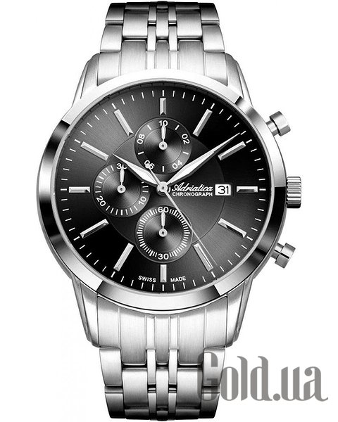 Швейцарские часы Adriatica, Мужские часы Classic Chronograph A8306.5114CH
Швейцарские часы Adriatica, Мужские часы Classic Chronograph A8306.5114CH