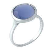 Женское серебряное кольцо с кошачьим глазом, 1680468