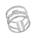 Bibigi Женское золотое кольцо с бриллиантами