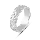 Женское серебряное кольцо с куб. циркониями, 1770073