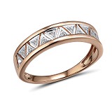 Золотое обручальное кольцо с бриллиантами, 1554786