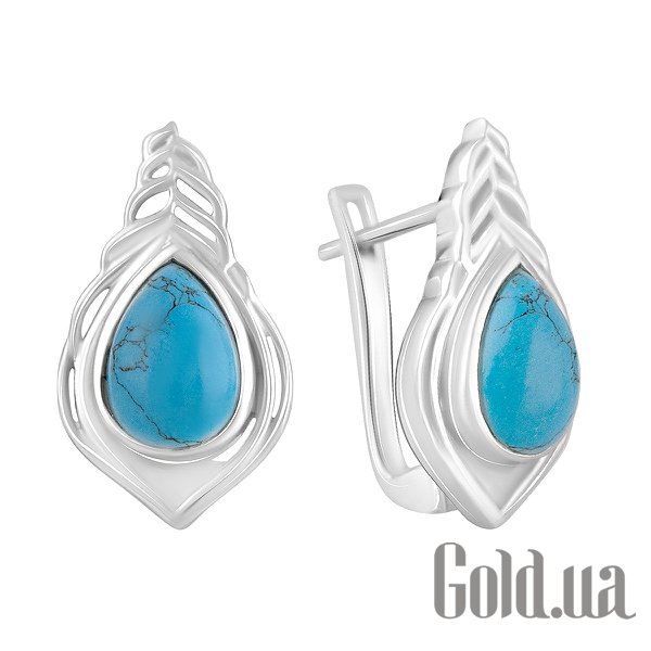 Серьги Fresh Jewelry, Серебряные серьги с бирюзой
Серьги Fresh Jewelry, Серебряные серьги с бирюзой