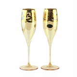 Art Decor Бокалы для шампанского "Flut Premium" 2 шт. Art 1204 AMBRA