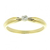 Золотое кольцо с бриллиантом, 1776232