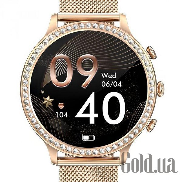 Купить UWatch Смарт часы IQ Girl Gold 2963 (bt2963)