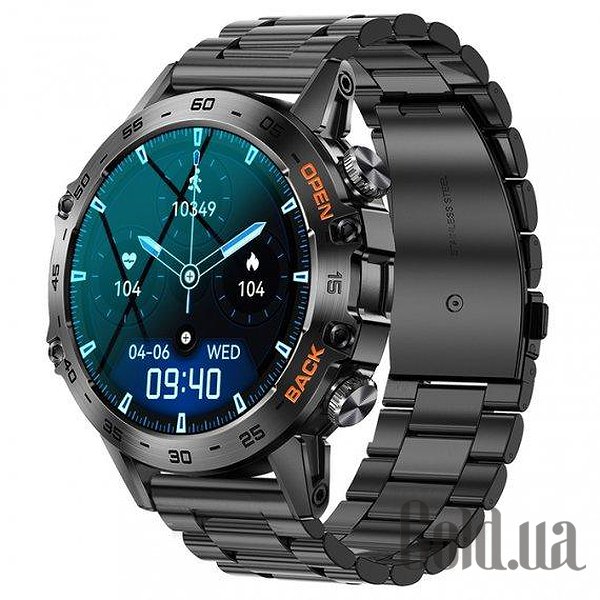 Купить UWatch Смарт часы Delta K52 Black, 2 ремешка 3138 (bt3138)