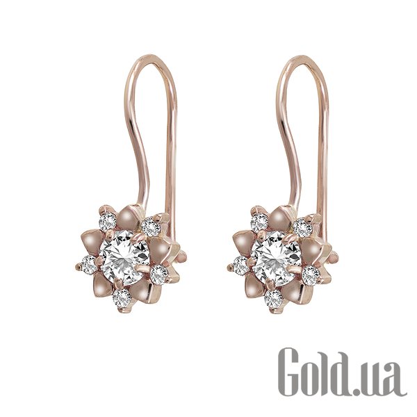 Серьги Украина, Золотые серьги с куб. циркониями
Серьги Украина, Золотые серьги с куб. циркониями