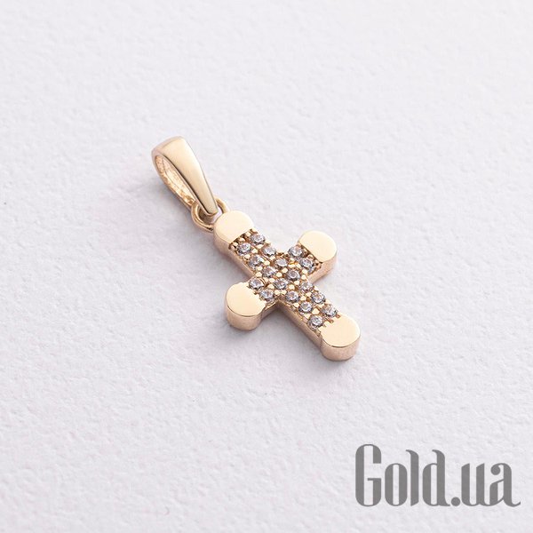 Кулон-крестик Украина, Золотой кулон с куб. циркониями
Кулон-крестик Украина, Золотой кулон с куб. циркониями