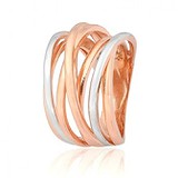 Купить дешево Серебряное кольцо в позолоте (К32/443) стоимость 3935 грн. в Одессе в каталоге Gold.ua