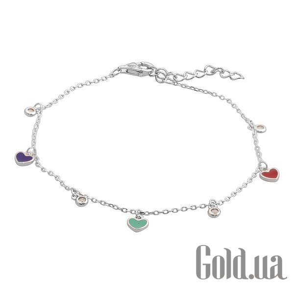 Женские браслеты Fresh Jewelry, Женский серебряный браслет с куб. циркониями и эмалью, 17
Женские браслеты Fresh Jewelry, Женский серебряный браслет с куб. циркониями и эмалью, 17