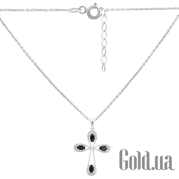 Кулон-крестик Fresh Jewelry, Серебряный кулон с цепочкой с куб. циркониями и сапфирами
Кулон-крестик Fresh Jewelry, Серебряный кулон с цепочкой с куб. циркониями и сапфирами