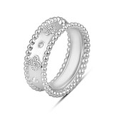 Женское серебряное кольцо с куб. циркониями, 1771402