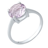Женское серебряное кольцо с аметистом, 1730446