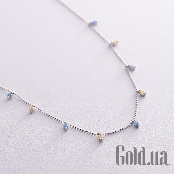 Женские колье Украина, Серебряное колье с куб. циркониями, 35
Женские колье Украина, Серебряное колье с куб. циркониями, 35