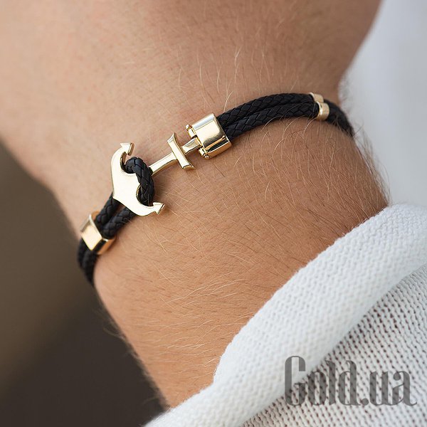 Шнурок на руку Украина, Кожаный браслет с золотыми вставками, 20
Шнурок на руку Украина, Кожаный браслет с золотыми вставками, 20