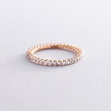 Золотое обручальное кольцо с бриллиантами, 1742483