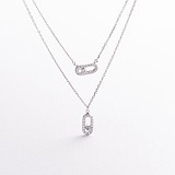 Серебряное колье