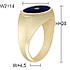 Faberge Мужское золотое кольцо с бриллиантом - фото 2