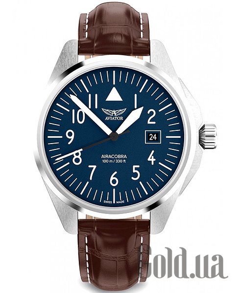Швейцарские часы Aviator, Мужские часы V.1.38.0.317.4
Швейцарские часы Aviator, Мужские часы V.1.38.0.317.4