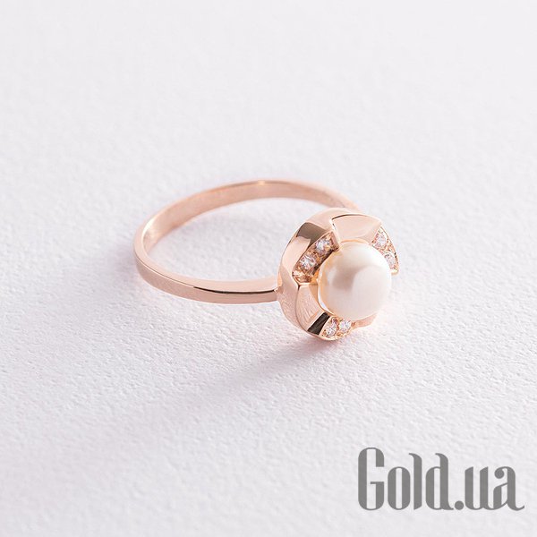 Кольцо Украина, Женское золотое кольцо с куб. циркониями и культив. жемчугом, 16.5
Кольцо Украина, Женское золотое кольцо с куб. циркониями и культив. жемчугом, 16.5