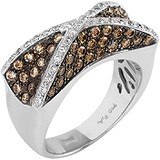 Женское золотое кольцо с бриллиантами, 1685919