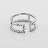 Женское золотое кольцо с бриллиантами, 1761957