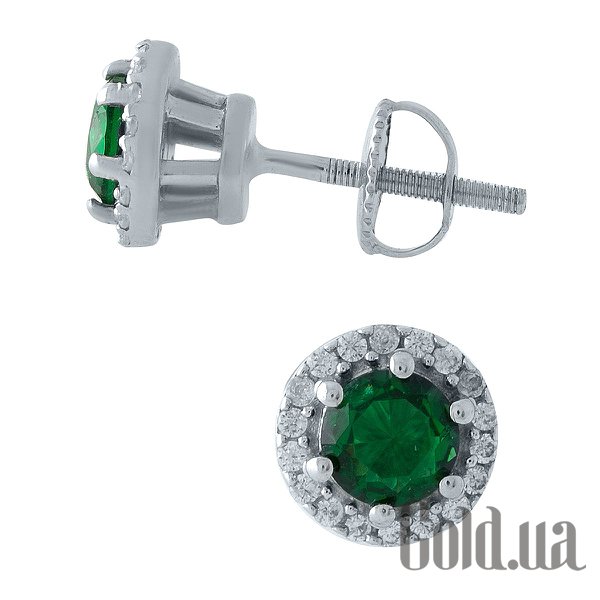 Серьги-гвоздики Fresh Jewelry, Серебряные серьги с синт. изумрудами и куб. циркониями
Серьги-гвоздики Fresh Jewelry, Серебряные серьги с синт. изумрудами и куб. циркониями