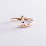 Женское золотое кольцо "Гвоздь"